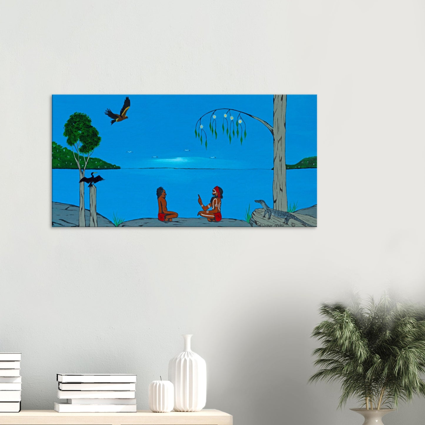 Canvas 'The Best Classroom #2' by First Nations Tribal Artist William Walker
