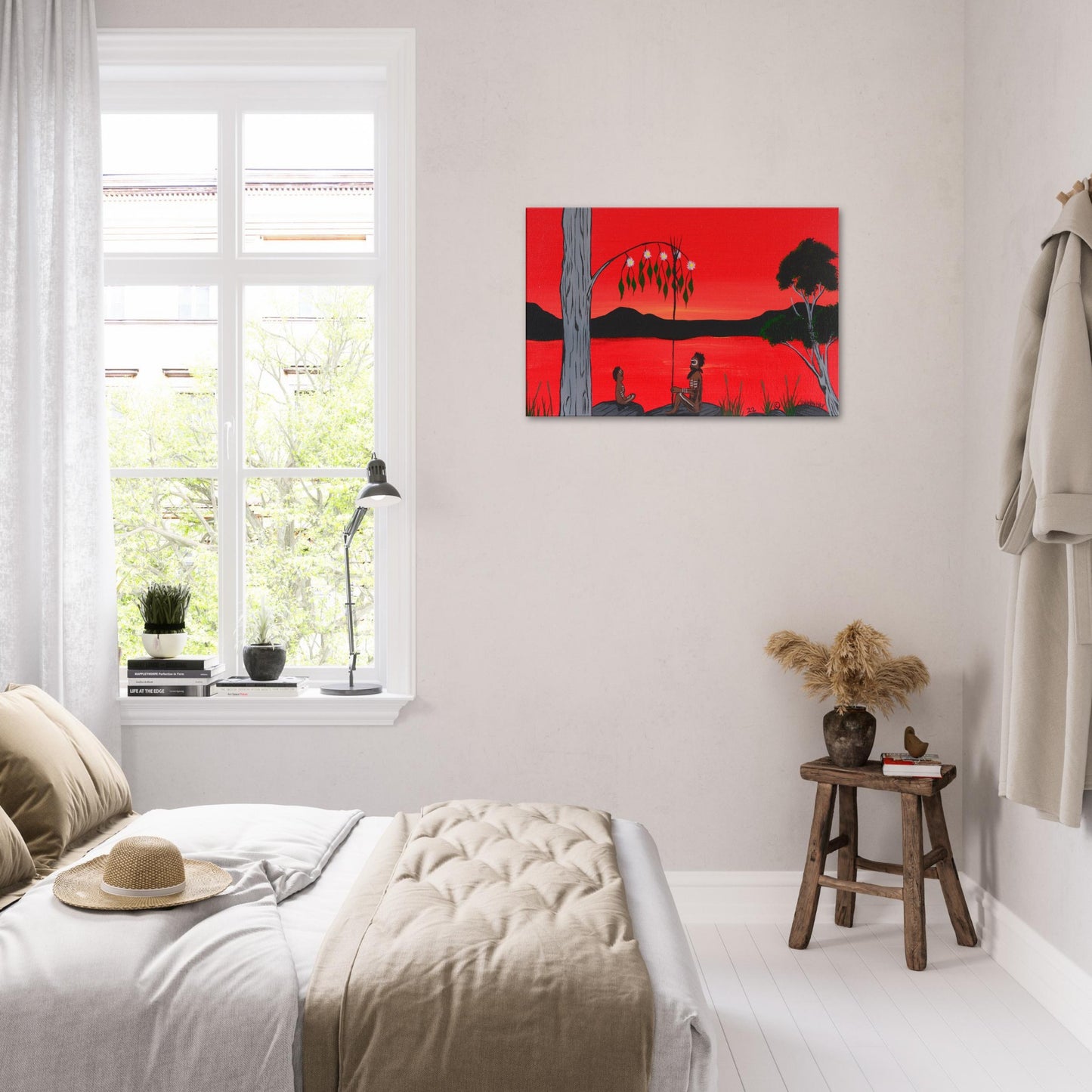 'The Best Classroom' by First Nations Tribal Artist William Walker - Canvas Print