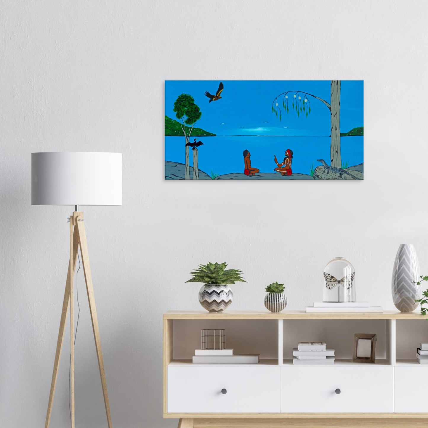 Canvas 'The Best Classroom #2' by First Nations Tribal Artist William Walker