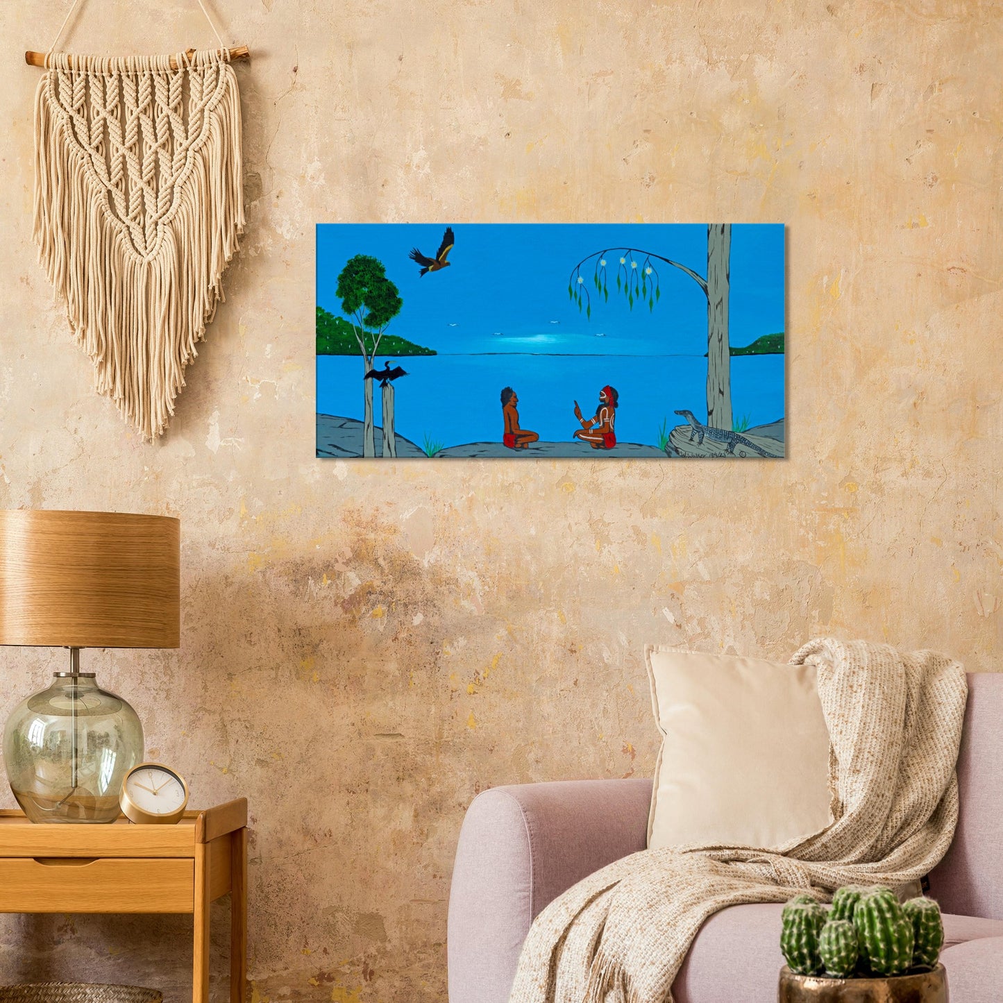 Canvas 'The Best Classroom #2' by First Nations Tribal Artist William Walker