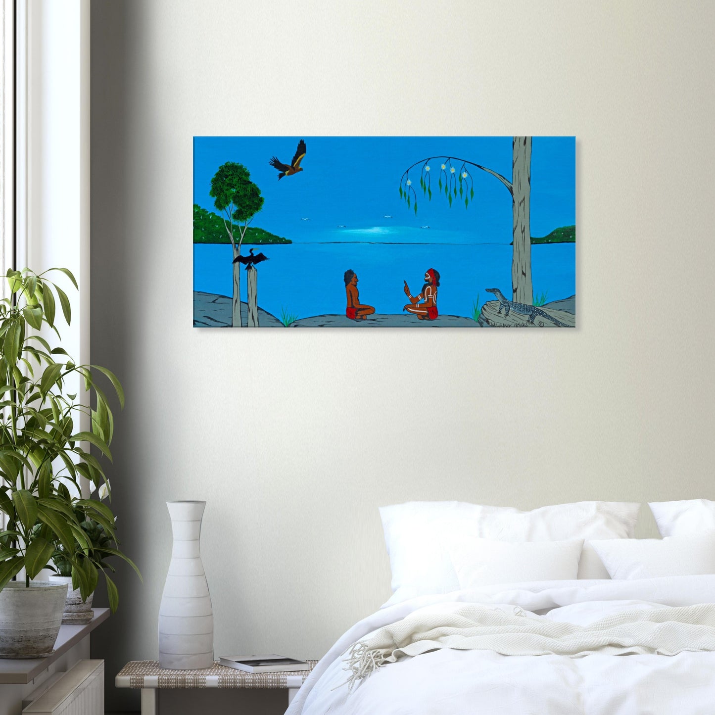 Canvas 'The Best Classroom #2' by First Nations Tribal Artist William Walker