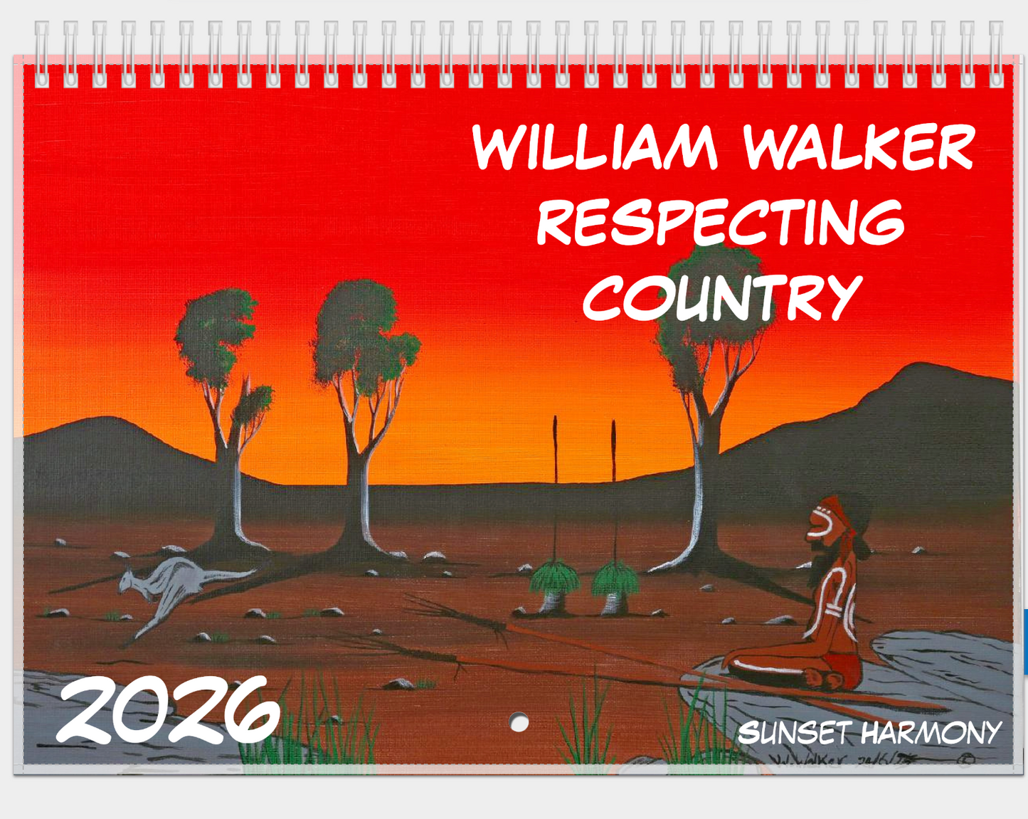 2026 Calendar - William Walker Respecting Country