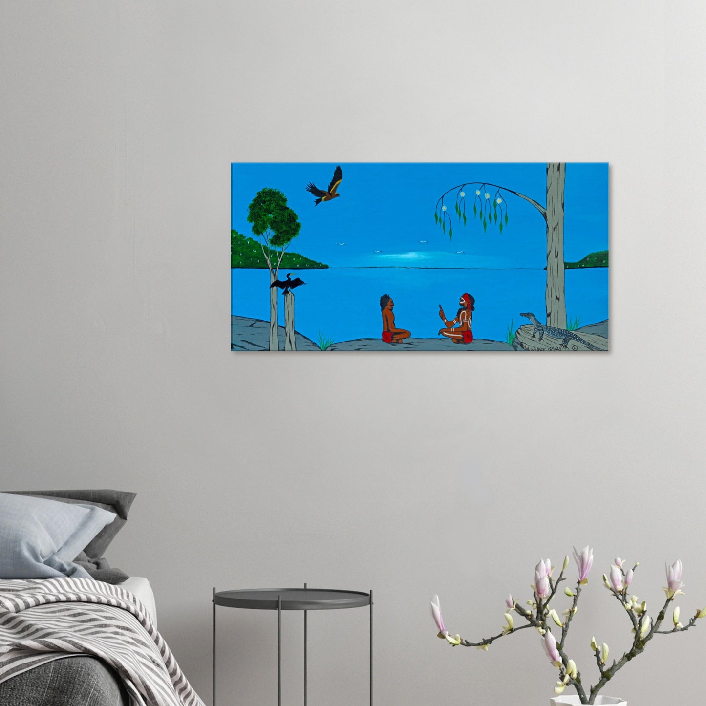 Canvas 'The Best Classroom #2' by First Nations Tribal Artist William Walker