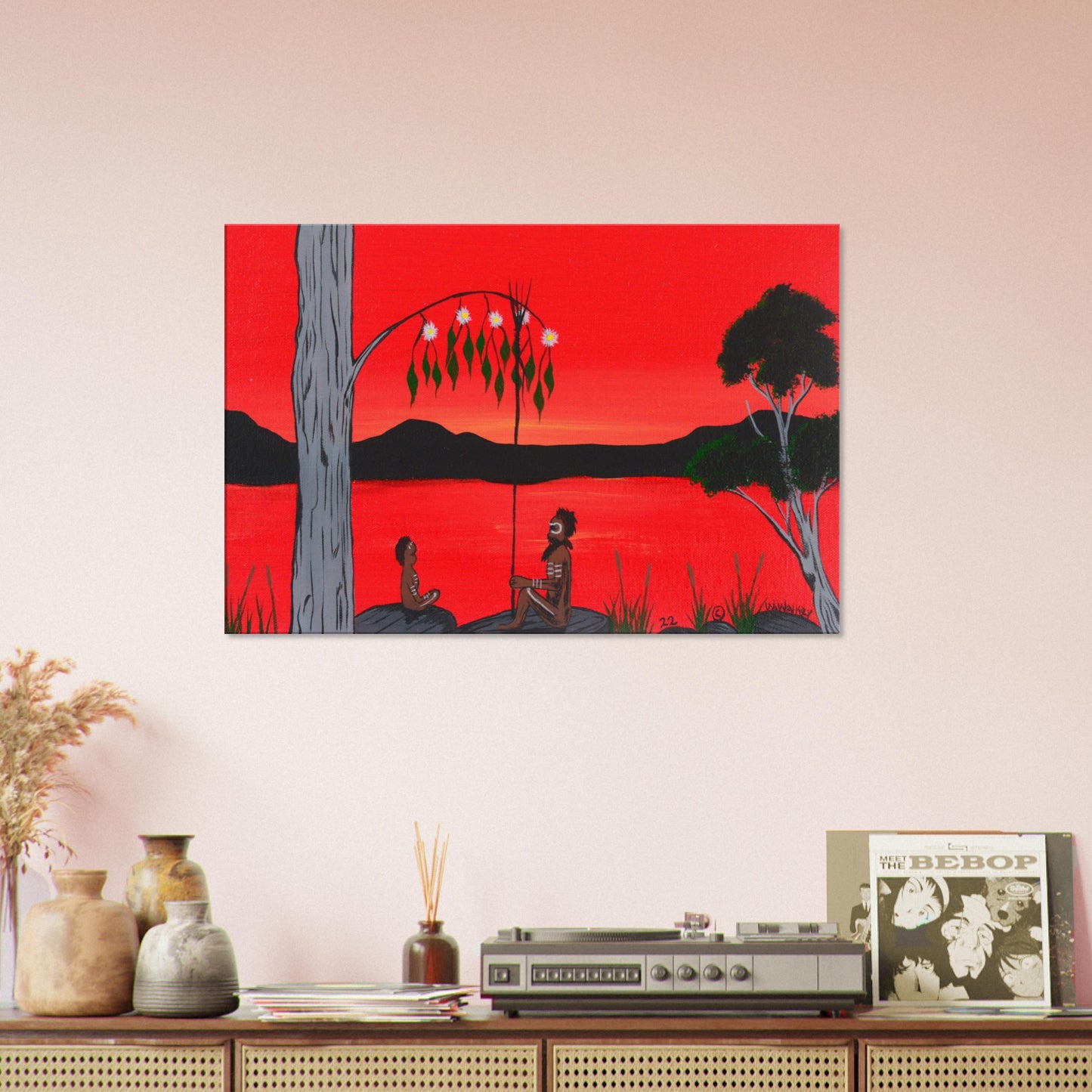 'The Best Classroom' by First Nations Tribal Artist William Walker - Canvas Print