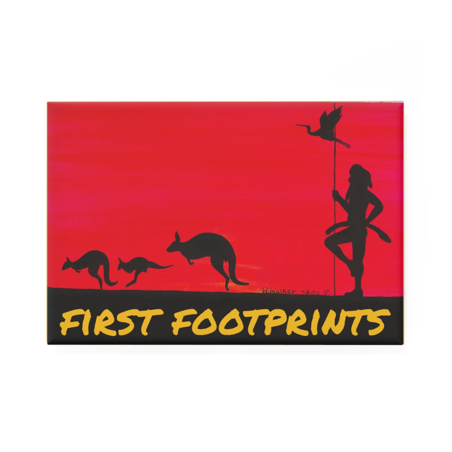 First Footprints Magnet