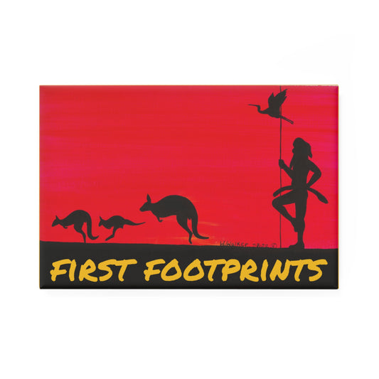 First Footprints Magnet