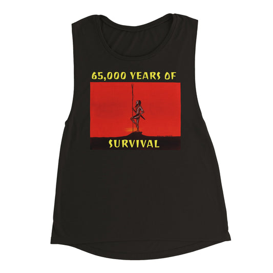 65,000 Years of Survival Women's Tank Top