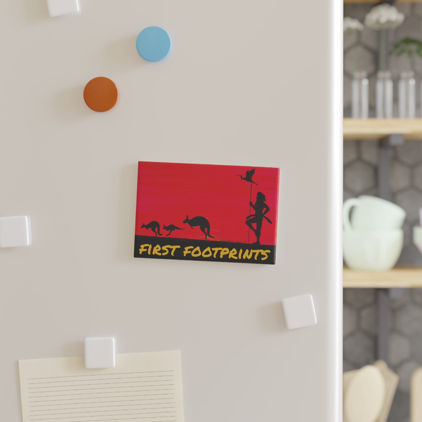 First Footprints Magnet