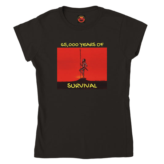 65,000 Years of Survival Classic Womens T-shirt