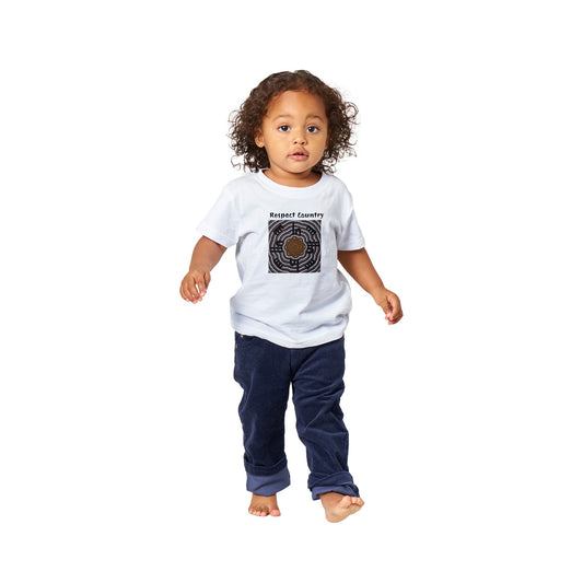 'Respect Country ' - Classic Baby Crewneck T-shirt