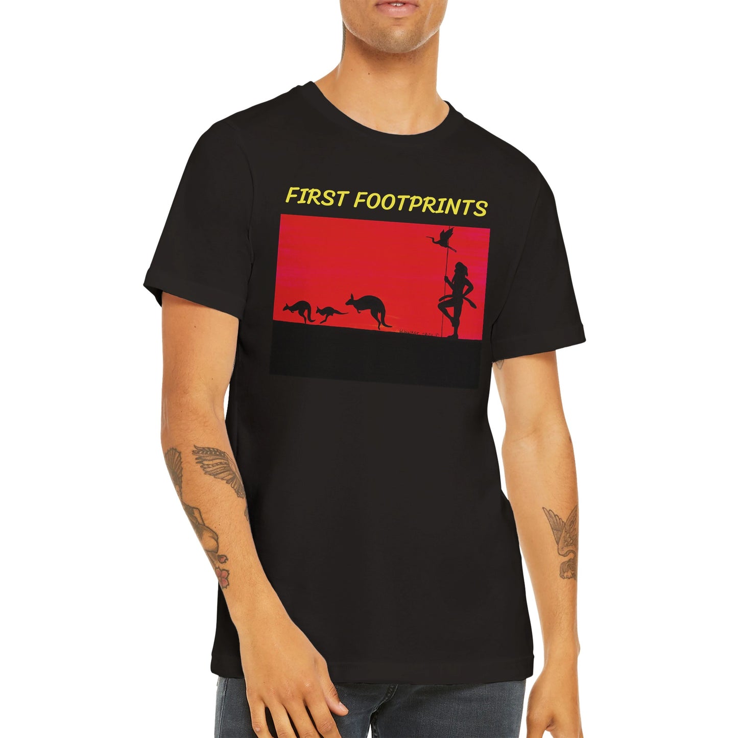 First Footprints Premium Unisex Crewneck T-shirt