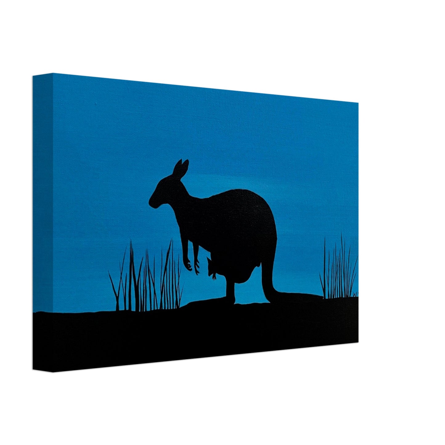 'The Mother Gooramun (Kangaroo) ' by First Nations Tribal Artist William Walker - Printed Canvas