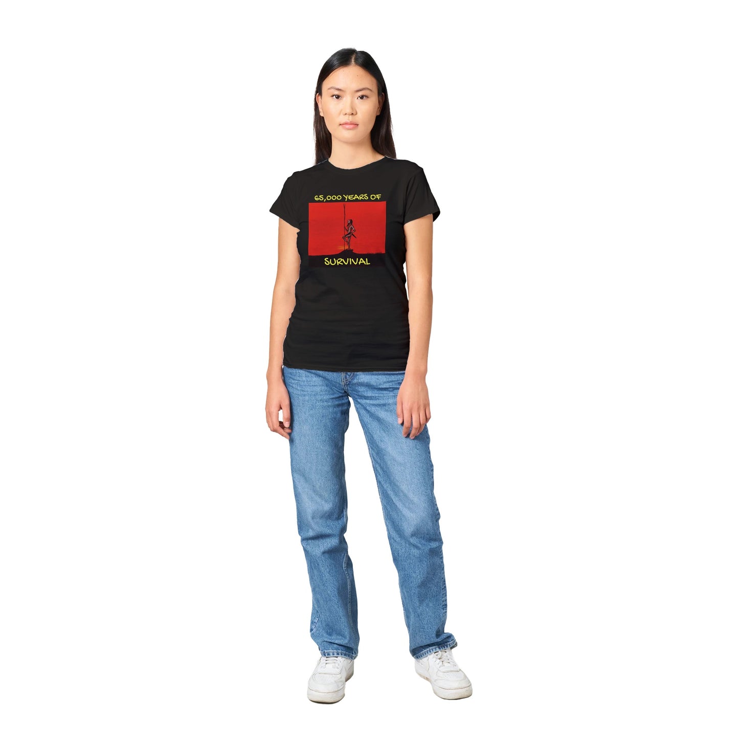 65,000 Years of Survival Classic Womens T-shirt