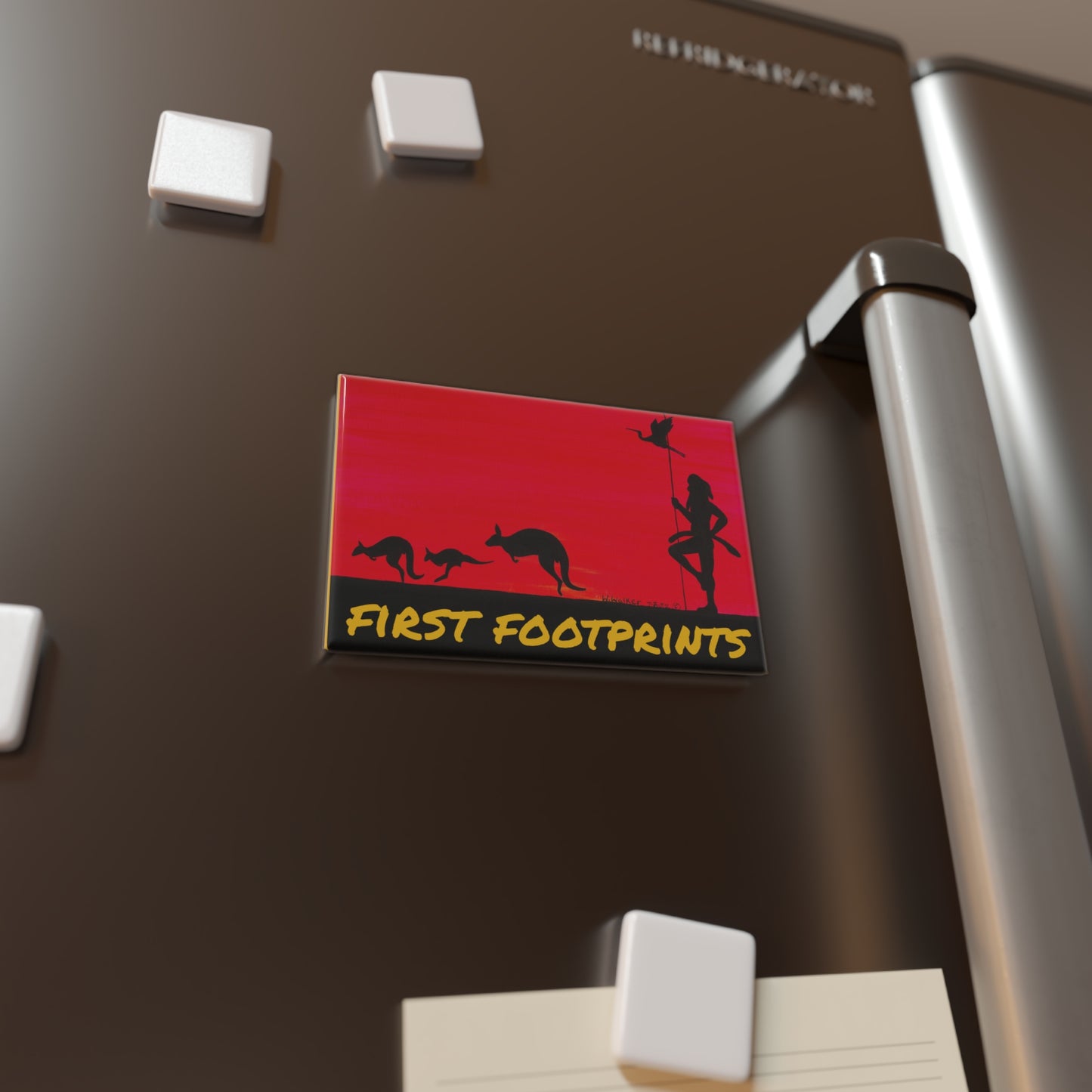 First Footprints Magnet