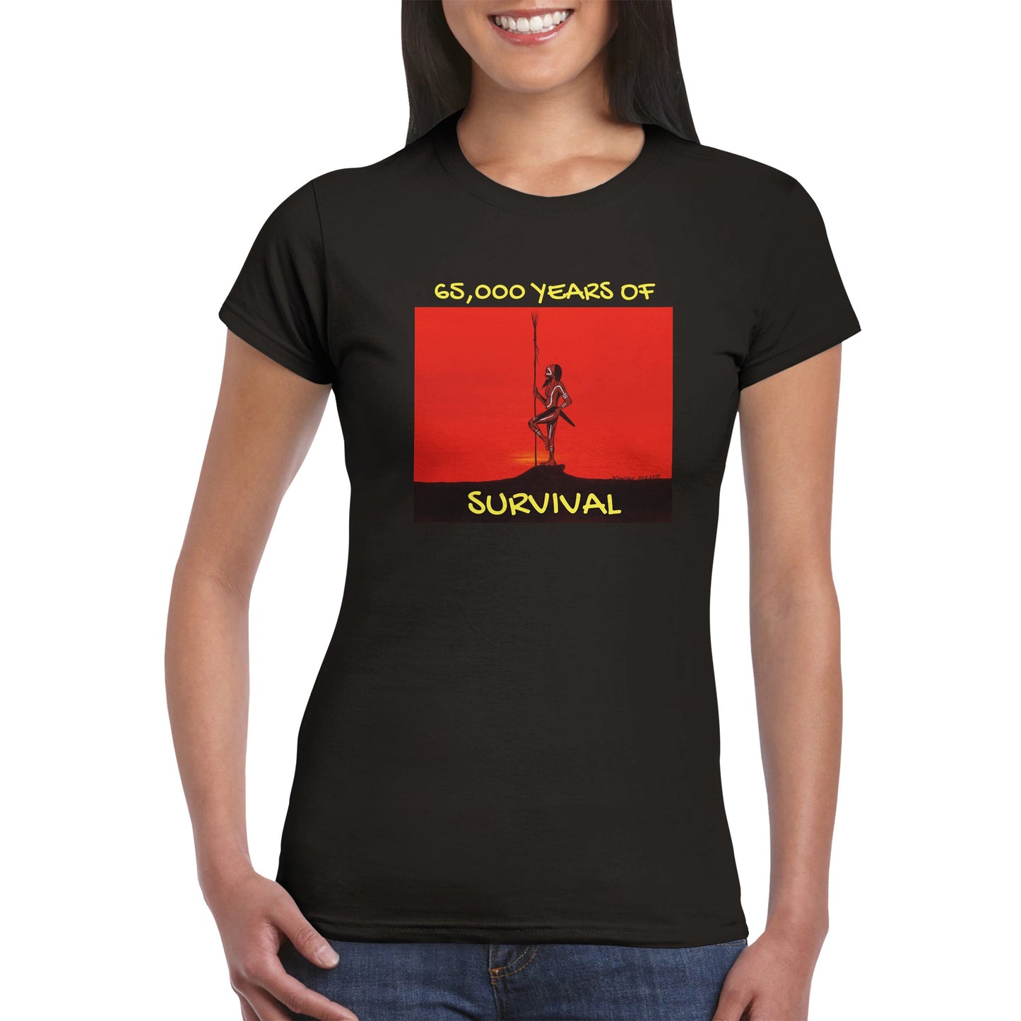 65,000 Years of Survival Classic Womens T-shirt