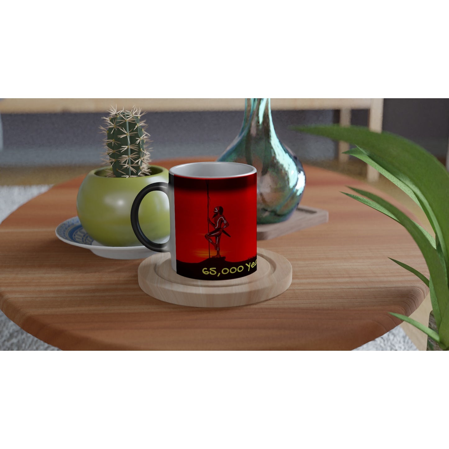 Blak Magic Ceramic Mug 65,000 Years of Survival